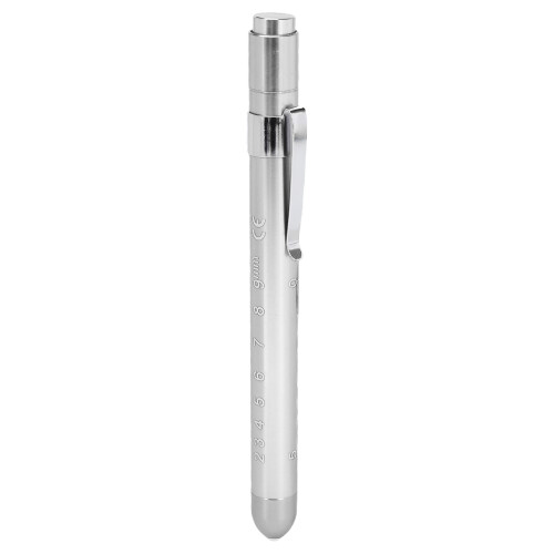 (Silver) Lampada LED Gialla Medica a Penna per Infermieri 2