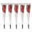 12pcs 25g Temporary Tattoo Paste Cone Shaped 5-7 Days Cherry Red 2