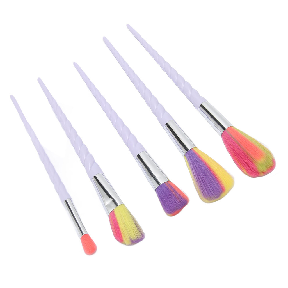 5pcs Makeup Brushes Set Mini Soft Bristles for Eyeshadow Eyeliner