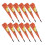 12pcs Sweat Proof Tattoo Paste Cone Orange 4