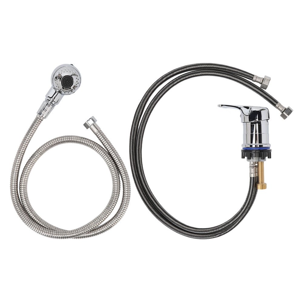 31.5In Shampoo Faucet Hot Cold Mixer Sprayer 47.2In Hose 461605412313