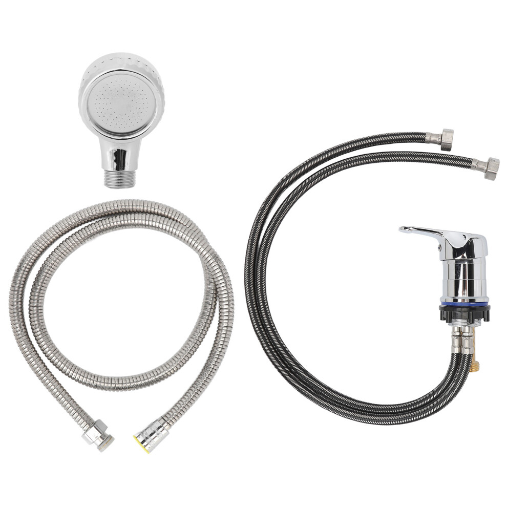 Shampoo Bowl Faucet 70Cm Pipe 120Cm Soft Hose Sprayer Kit With Valve 461605412290