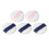 5x Rund-Puderquaste Doppelseitig Waschbar mit Band 3