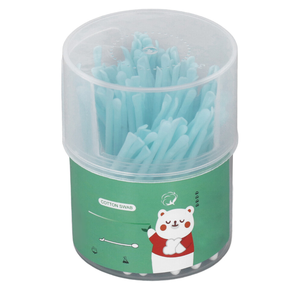 100PCS 2 in 1 Cotton Swabs Double Head Disposable Tool with Box