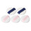 5x Make-up-Puderquaste Doppelseitig Hautfreundlich 3