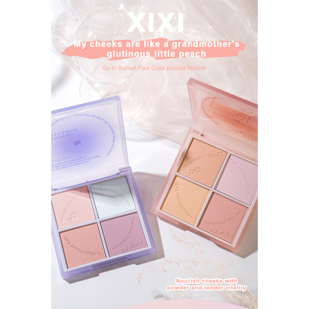 Blush Palette Face Blusher Powder Cosmetic Cheek Makeup Tool