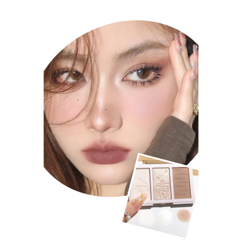 Konturpuder-Palette langanhaltend für Gesicht 2