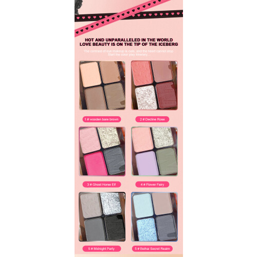 Lidschatten-Palette Makeup-Set Kosmetik-Geschenkset 2