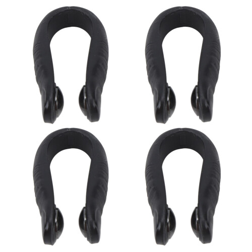 (Black) 4pz Pinze Agopressione Magnetica Cefalea Rosa