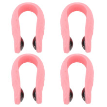 (Pink) 4pcs Acupressure Pressure Point Clip Magnetic Headache Relief Pink