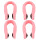(Pink) 4pz Pinze Agopressione Magnetica Cefalea Rosa 1