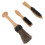 3er-Friseurbürsten-Set mit Holzgriff 4