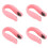 (Pink) 4pz Pinze Agopressione Magnetica Cefalea Rosa 3