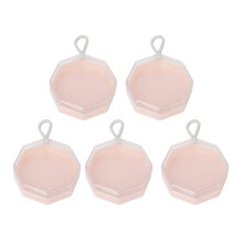 5 Stk. Puder-Puff-Aufbewahrungsbox transparent