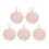 5 Stk. Puder-Puff-Aufbewahrungsbox transparent 1