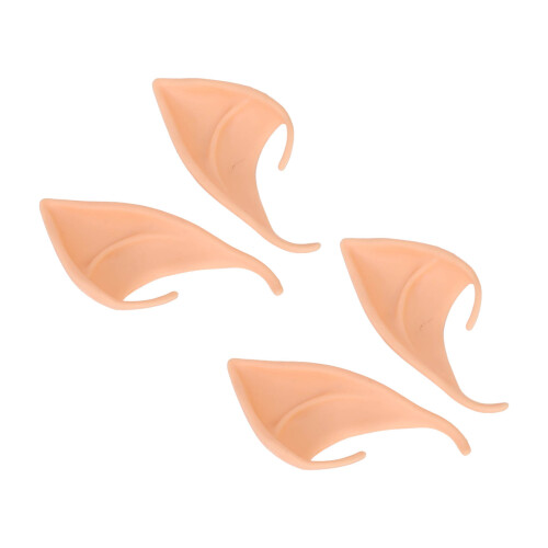 2 Pairs Orecchie Finte Latex Natale Cosplay 2