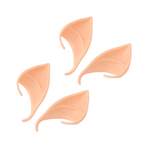 2 Pairs Orecchie Finte Latex Natale Cosplay 1