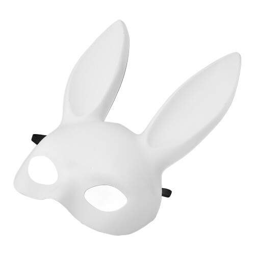Halloween Bunny Mask Half Face Cosplay Accessory 1