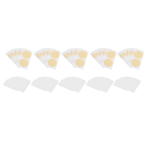 100pcs Copri Tette Uomini Autoadesivi Traspiranti 2