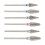 6x Nagelkunst-Feilenbits aus Wolframstahl zur Hautentfernung 3