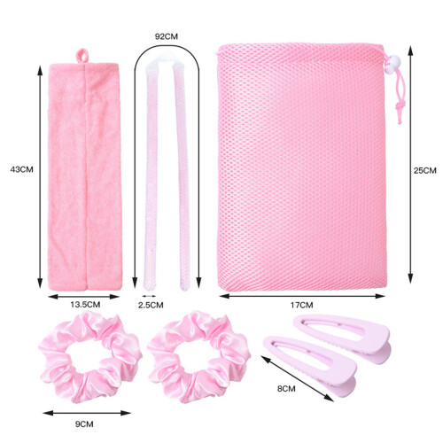 Locken-Kit ohne Hitze: Gel-Kügelchen, Stab, Clips