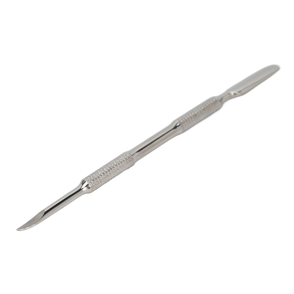 Dual Head Cuticle Pusher Stainless Steel Pedicure Tool