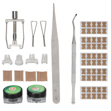 Eingewachsener Nagel Lifter Set, Edelstahl Paronychie-Korrektur
