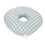 Cuscino Orecchio Gingham Blu Forato 1