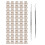 120pcs Ingrown Toenail Corrector Strips Double Sided 4