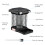 Solar Powered Bug Zapper & LED Light IP65 Waterproof USB Charge 10