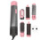(EU Plug 220V) 5-in-1-Föhnbürste Lockenstab Glätter Rosa 1