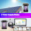 Solar Powered Bug Zapper & LED Light IP65 Waterproof USB Charge 5
