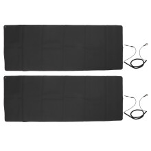 2x Erdungsmatte aus weichem PU-Leder, 180x68cm, 5m Kabel