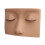 (Light Brown) Entfernbarer Silikon-Lash-Mannequin-Kopf hellbraun 2