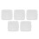 5pcs Transparent White Makeup Puff Storage Box Breathable Dustproof 1