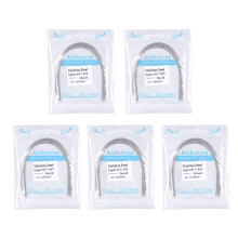 (Upper) 50x Edelstahl-Kieferorthopädie-Bogenbogen 0,17 x 0,25 Zoll Oben