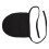 Copertura Tracheostomia Cotone Nera Antipolvere 4
