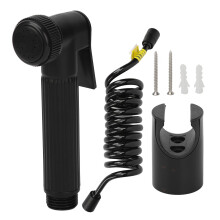 Handbidet-Sprayset WC, Edelstahl, 2m Schlauch, Hochdruck