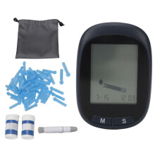 Blood Glucose Monitor with Test Strips Needles for Diabetes