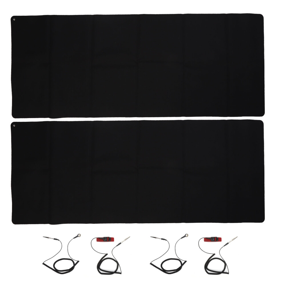 2 Set Grounding Mat Reduce Inflammation Static Stress Relief Sleep 461605422572