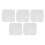 5pcs Transparent White Makeup Puff Storage Box Breathable Dustproof 3