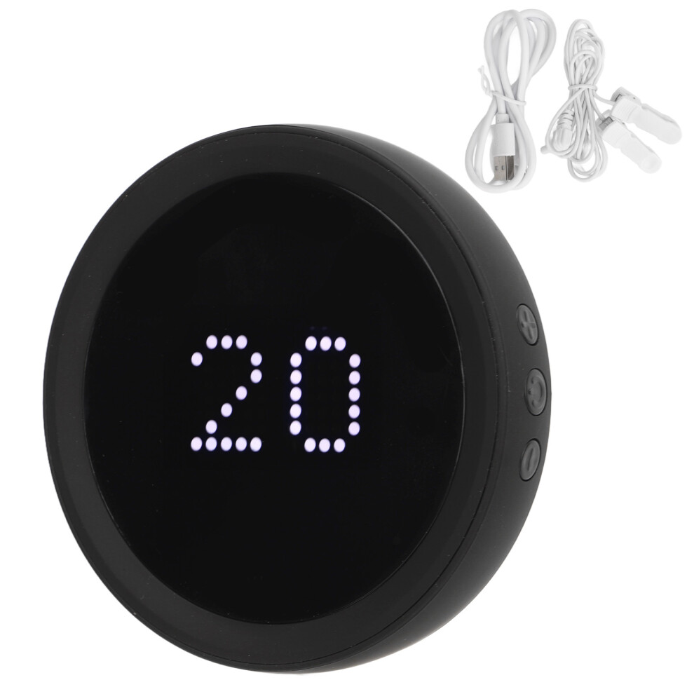 Black Sleep Aid Massager 3 Modes Microcurrent Pulse Device