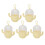 5Pcs Makeup Sponge Container Cactus Style Storage Box 1