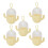 5Pcs Makeup Sponge Container Cactus Style Storage Box 3