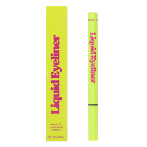 Wasserfester Eyeliner mit feiner Spitze, schmierfest, schwarz