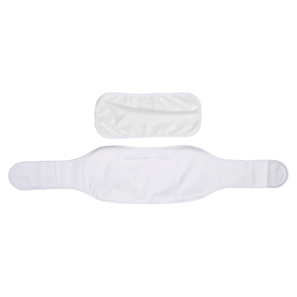 White Castor Oil Wrap Kit Reusable Soreness Relief Waist Neck Pack