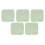 5Pcs Transparent Green Powder Puff Storage Box 1