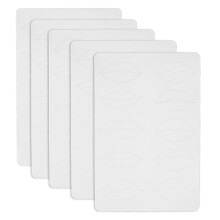 5Pcs Lip Tattoo Practice Skin 1.5mm Thick Silicone Double Sided