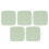 5Pcs Transparent Green Powder Puff Storage Box 4