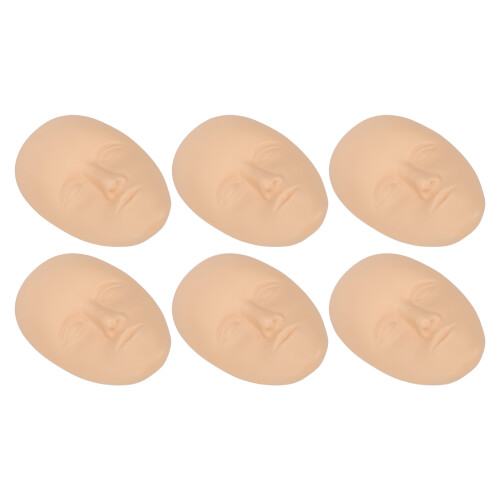 10pcs 3D Tattoo Practice Face Skin Silicone for Beginner 1